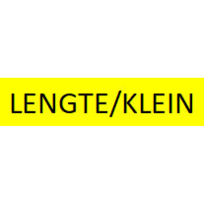 Etiket CDC Lengte-klein (777007)